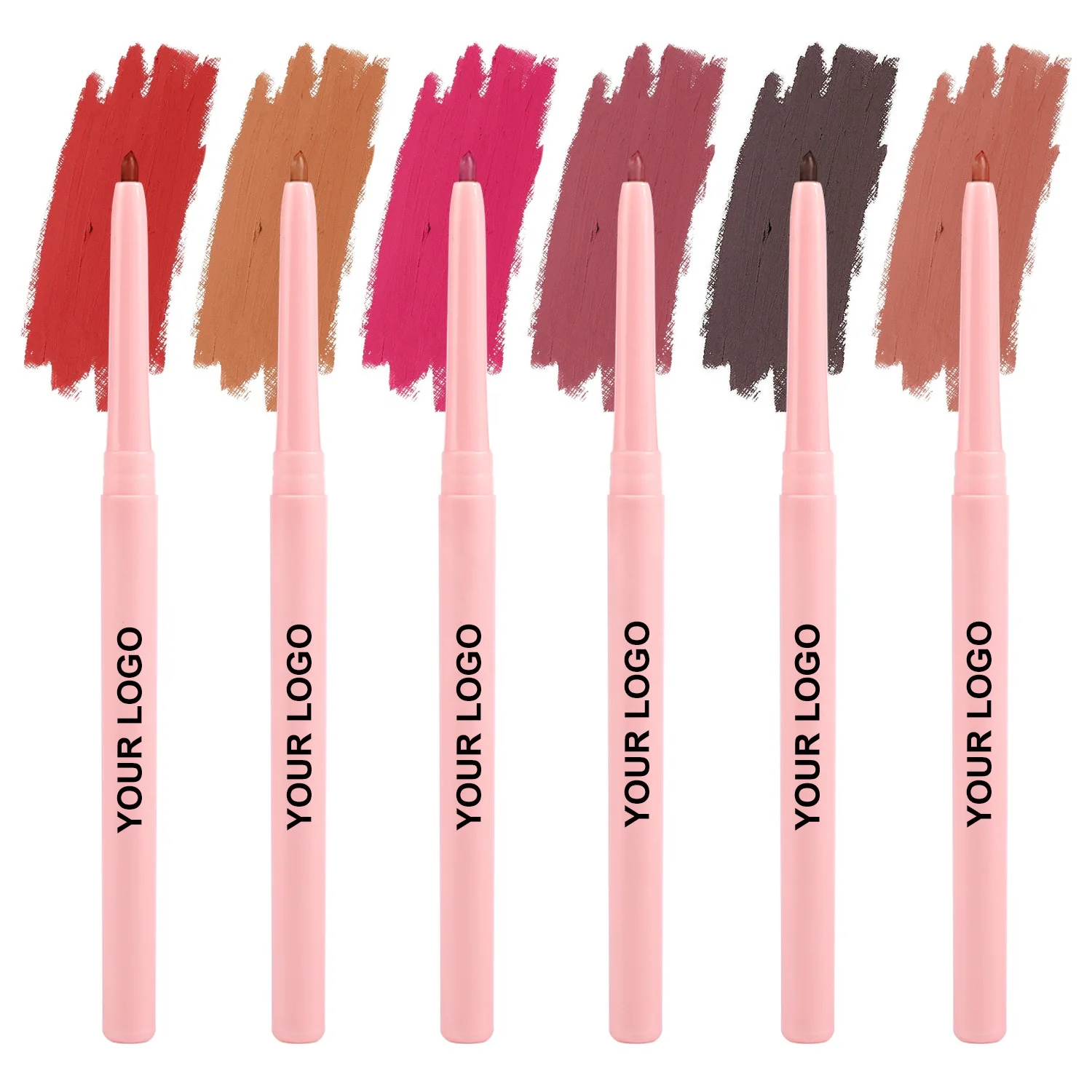New Product Pink Lipliner Private Label Long-lasting and Waterproof Roll up Lip Liner