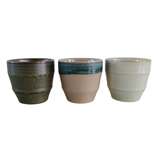 
Dehua cup ceramic 150ml embossed line cup coffee ceramic without handle japan style ceramic mug cup with reactive glaze 