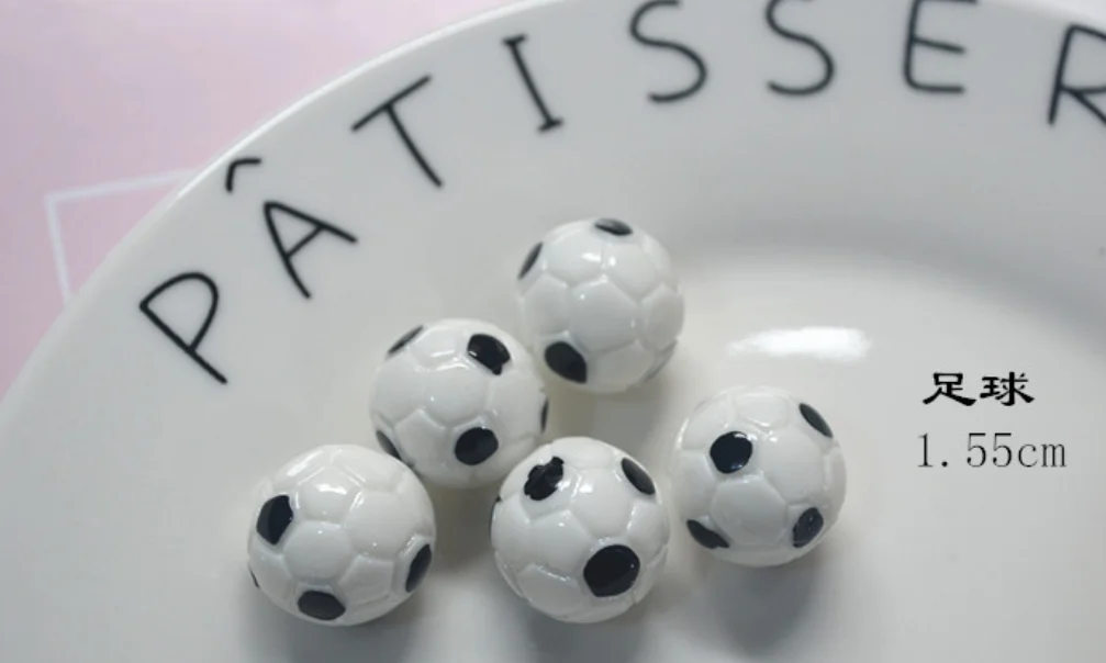 1:12 doll house accessories 3D football diy simulation resin accessories Badminton ball accessories basketball