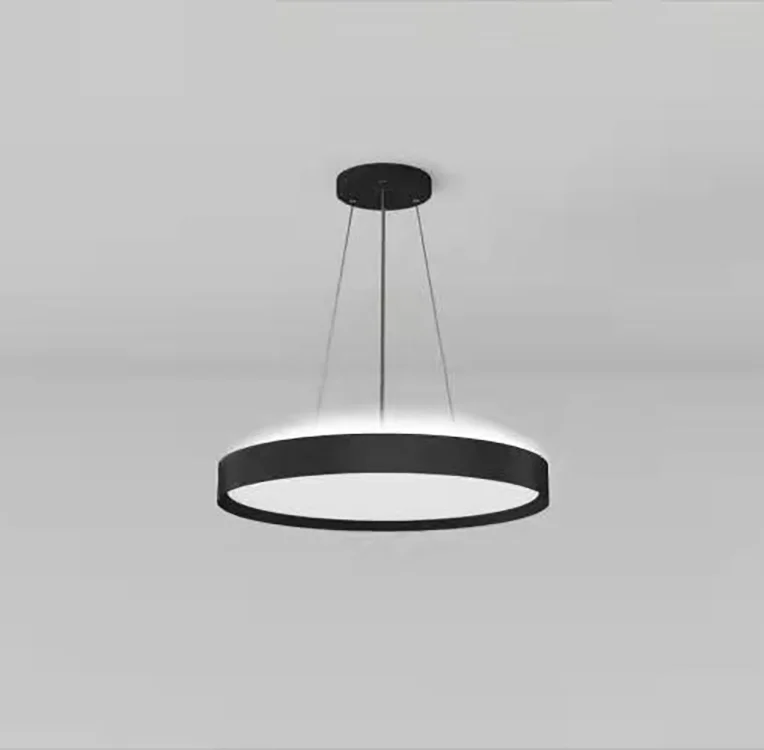 Quality  600mm 900mm UGR19 CCT up down large size Aluminum round panel surface mount suspended LED panel light