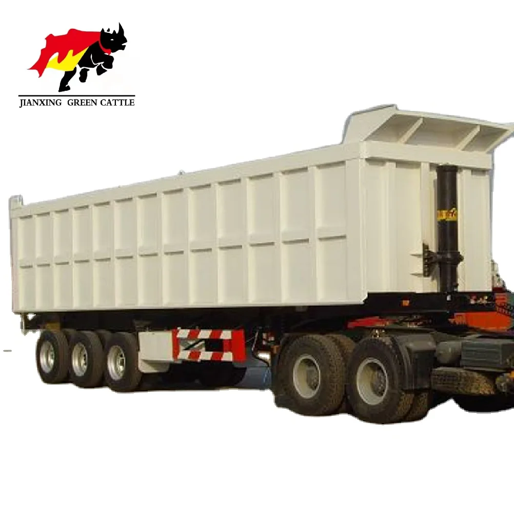 China price 50 ton 40 ton side tipper trailer 3 axles 4 axles dump truck trailer for sale