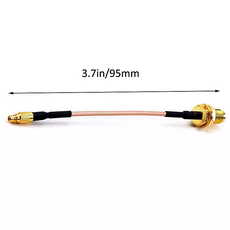 MCX Male Plug Straight To RPSMA Female Jack Bulkhead Adapter RG316 Pigtail Cable For Wifi Antenna