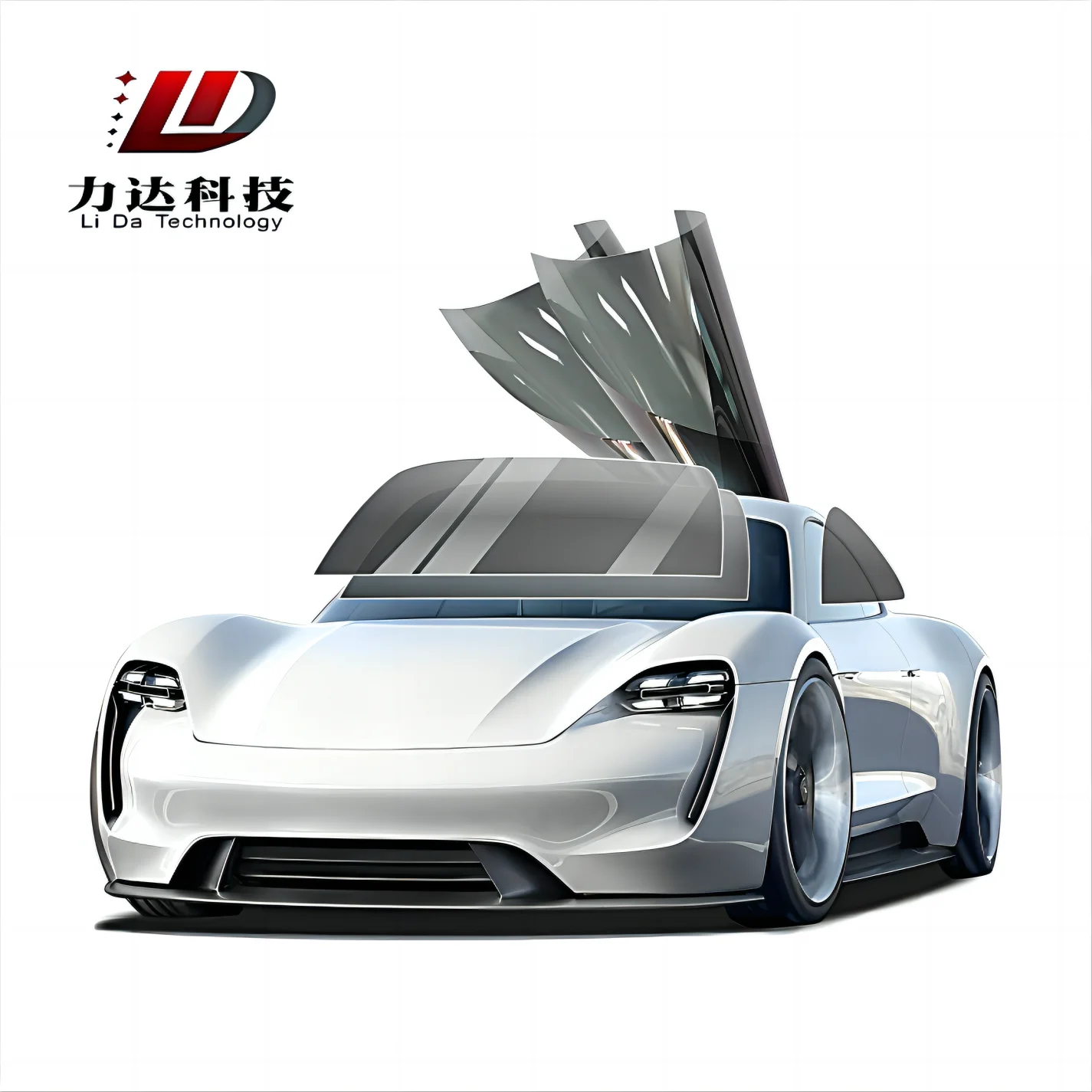 LIDA IR2599 Black Window Tint 2PLY Nano Ceramic Tint Glass Film For Car Auto Window Film