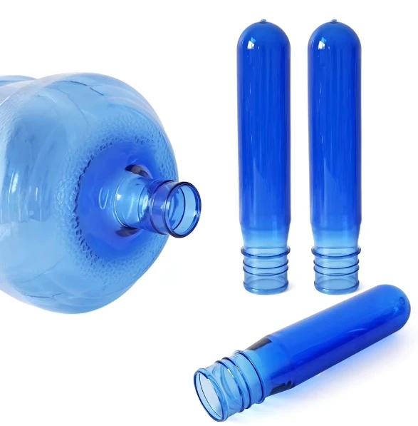 Hot sale 5Gallon PET Preform For 20L Plastic Mineral Water Bottle 55mm 480g  PLastic Bottle Preform With Press Lids