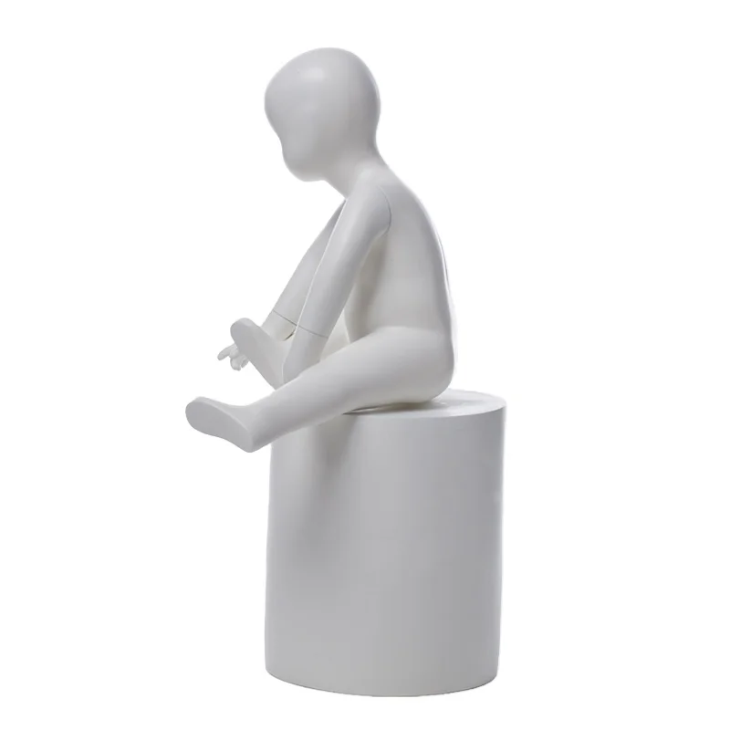 
the body shop standing and sitting mannequins children fashion full body dress mannequins from Zihe 