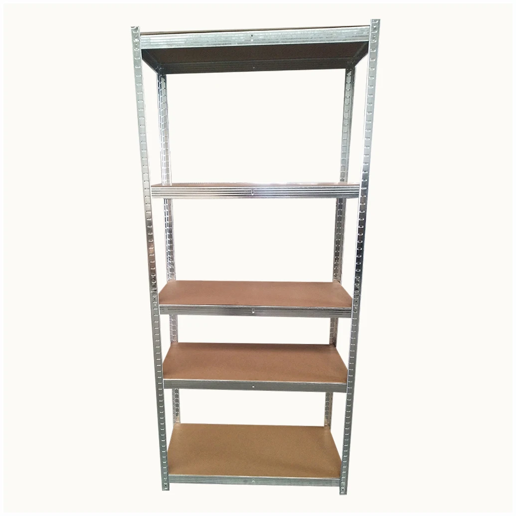 Customized Heavy Duty  5 Tier Galvanised Shelving Racking Garage Boltless Shelf Unit