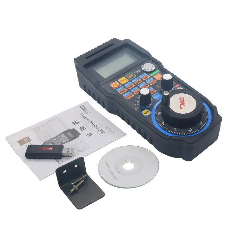 CNC MACH3 Беспроводной Электронный Маховик 6-Axis ручной контроллер USB ручка MPG