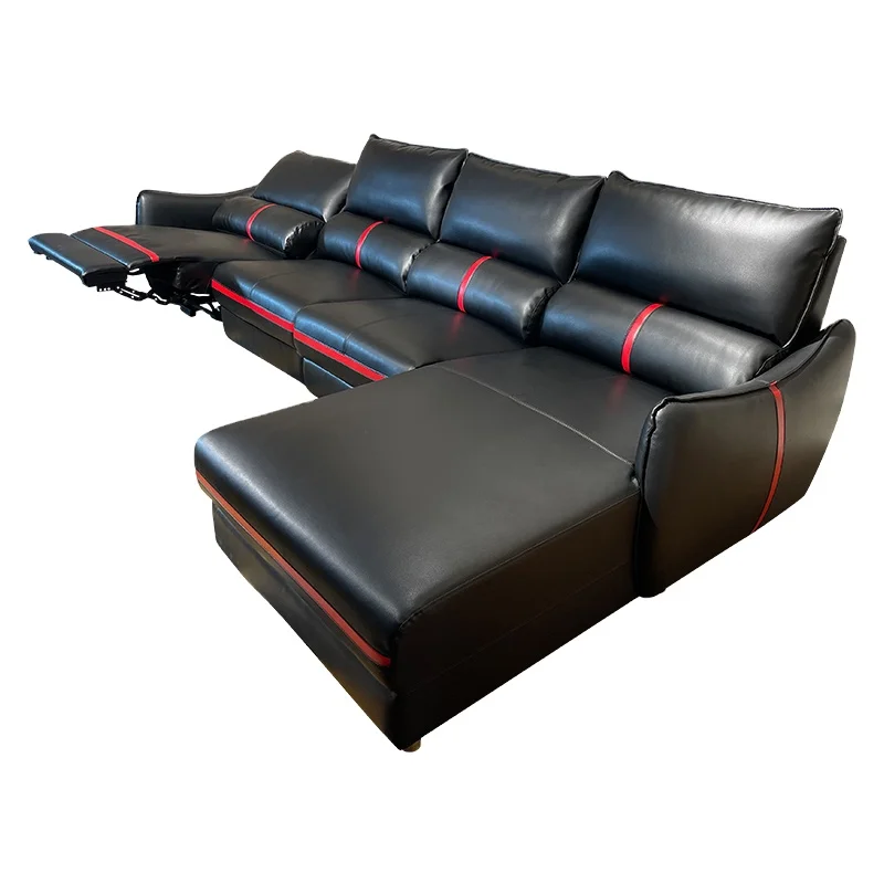 Factory Price Functional Sofa 3 Seater Leather Electric Recliner Sofa
