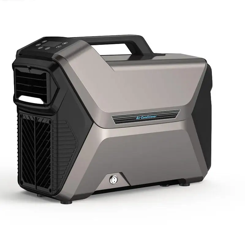 Innovative 2300btu 24V AC DC Outdoor Air Cooler Fan Tent Camping Mini Portable Air Conditioner