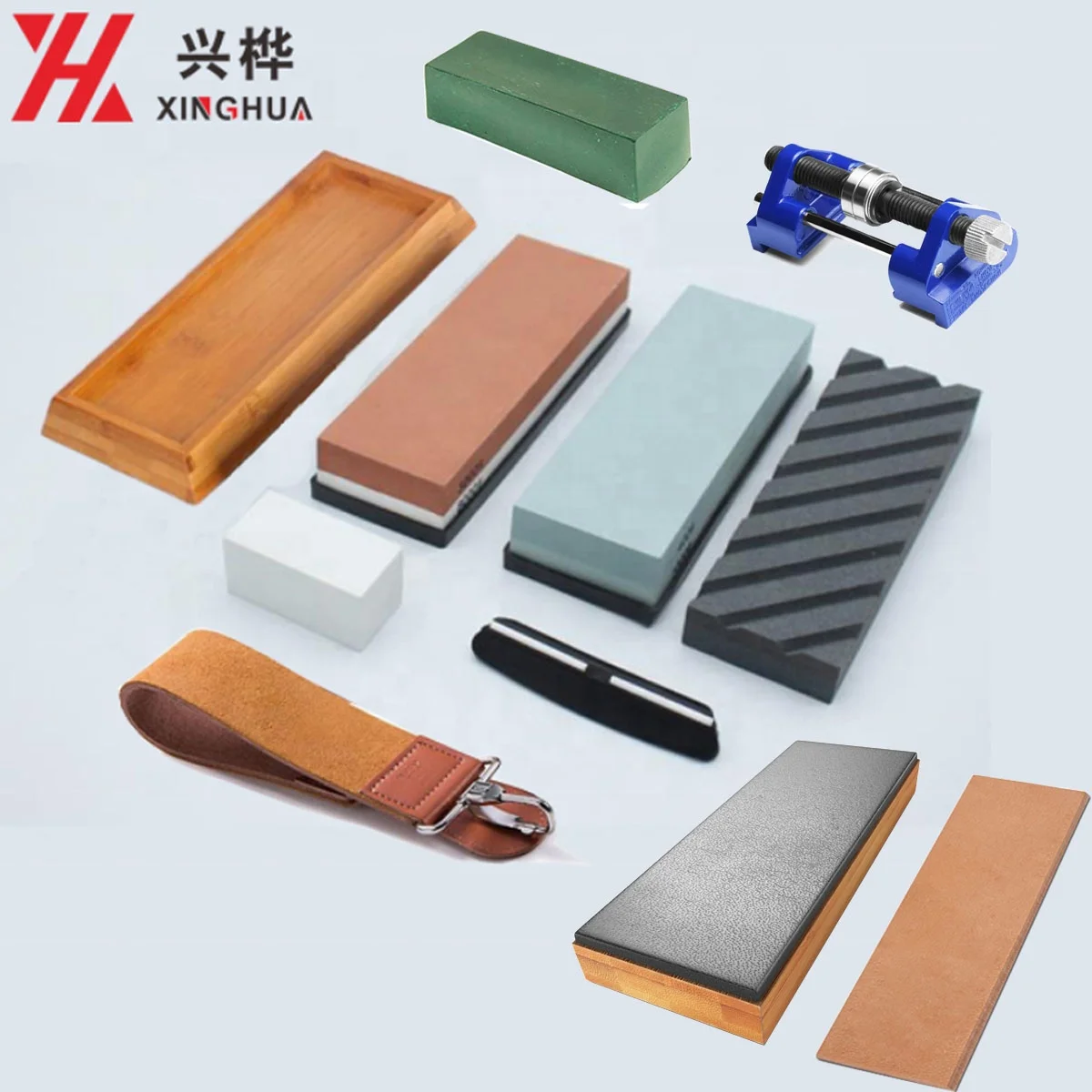 Xinghua Premium Sharp Whetstone Kit Knife Sharpening Stone 1000 6000 Wet Stone Sharpener Stone