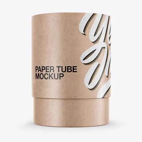 Biodegradable recycled collagen powder jar bottle paper packaging container airtight food supplement protein powder paper tubes