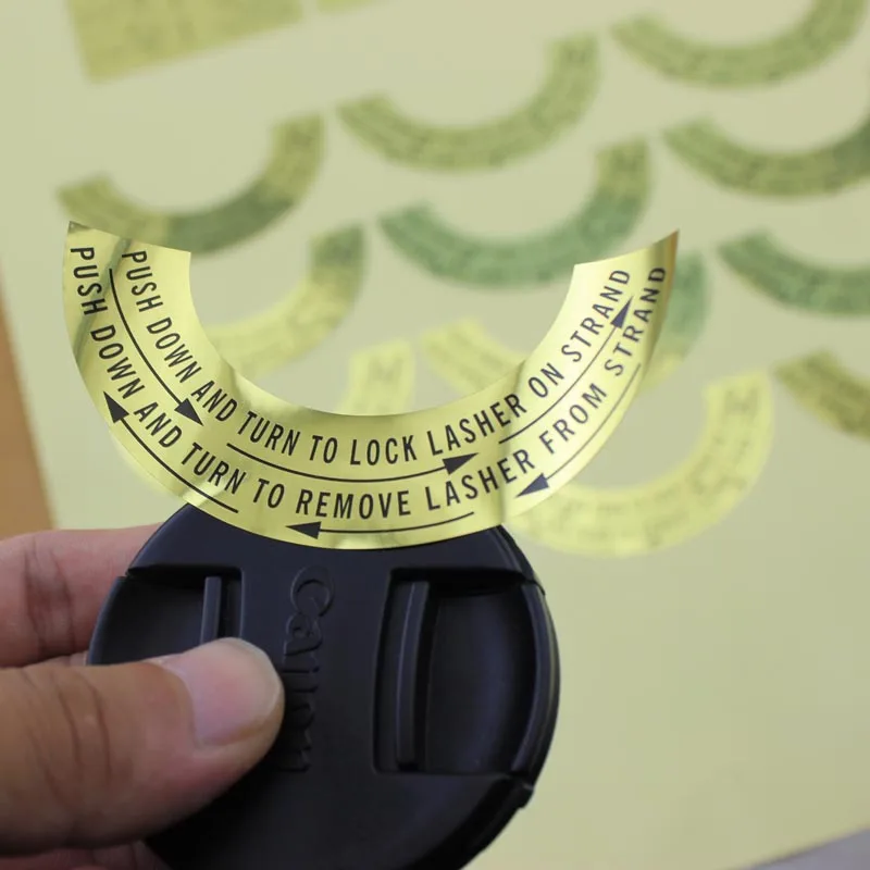 Printing full color high voltage warning sticker,custom strong glue danger warning Labels Printing Honey Labels For Food Jars