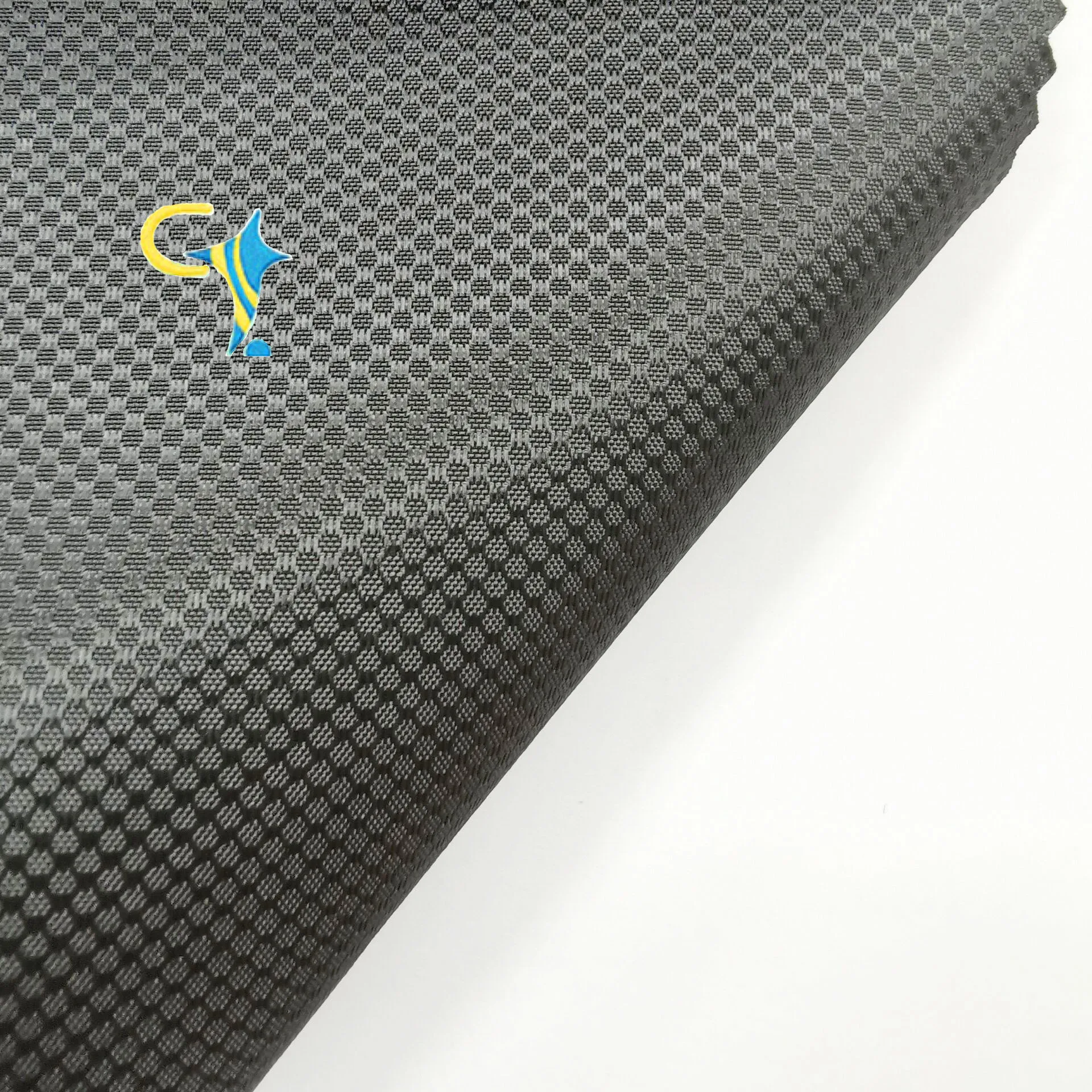 Fashion oxford fabric mini honeycomb Jacquard  with pu coated polyester fabric for bag tent Luggage outdoor using fabrics