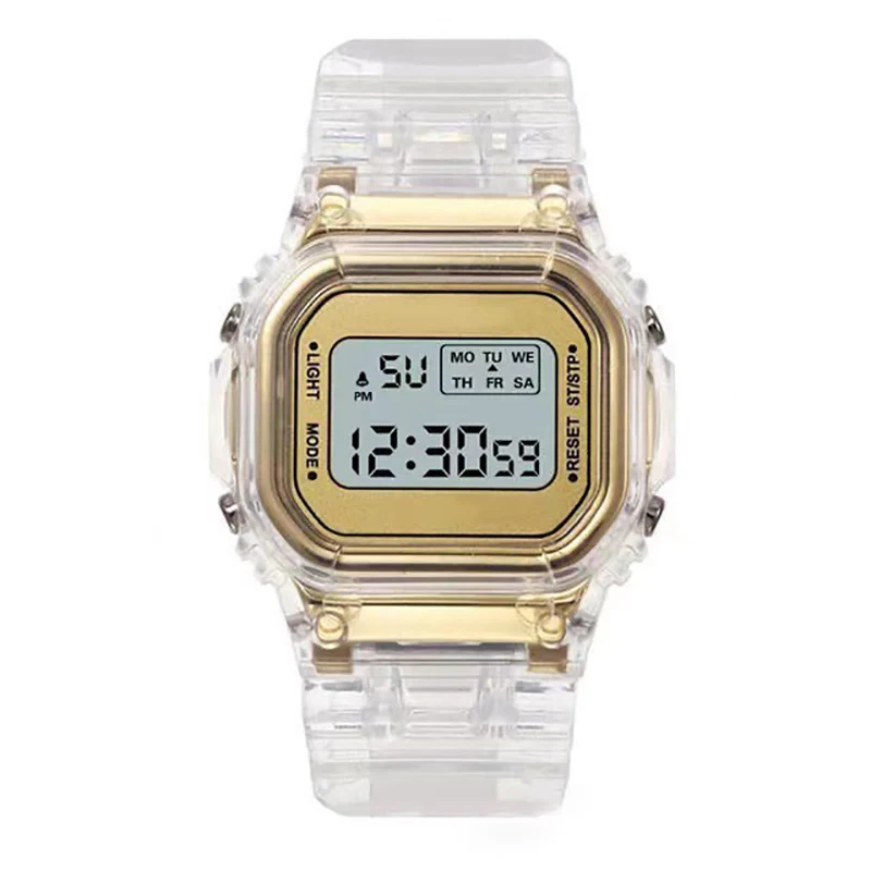 Fashion Digital Watch Led Watches Wrist Student Sports Waterproof Women Children Digital Watch