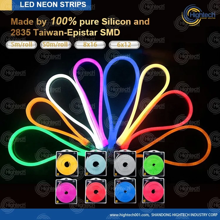 Hightech rgb car interior led neon strip lights