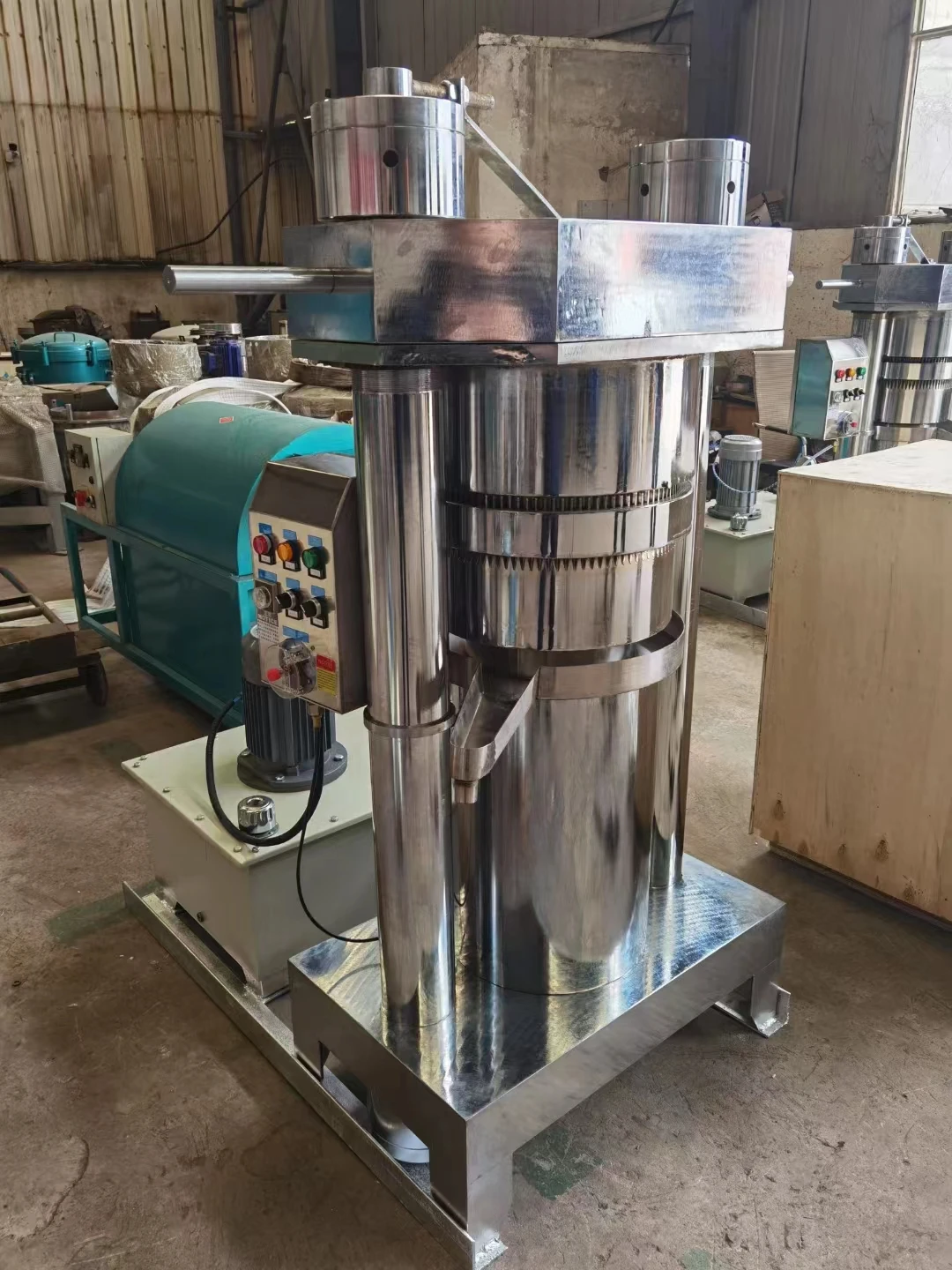 Semi-automatic Oil Pressers For Manufacturing Plant/Stainless Steel Hydraulic Oil Press