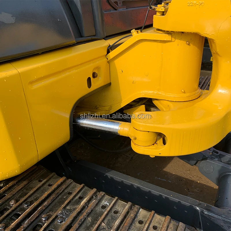 used Japan komatsu pc55 PC55MR PC55MR-2 excavator with hydraulic thumb rubber pads