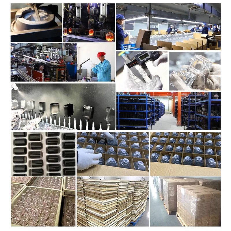 Custom Magnetic Lid Luxury 50 ml Men Cologne Bottle Packaging Blue Black Square Empty Glass 50ml Perfume Spray Bottle With Box