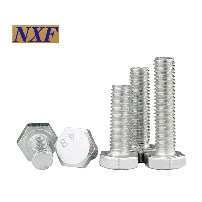 S31803 2205 DIN933 OD M6*20mm length D6  white super duplex stainless steel hexagon head bolts