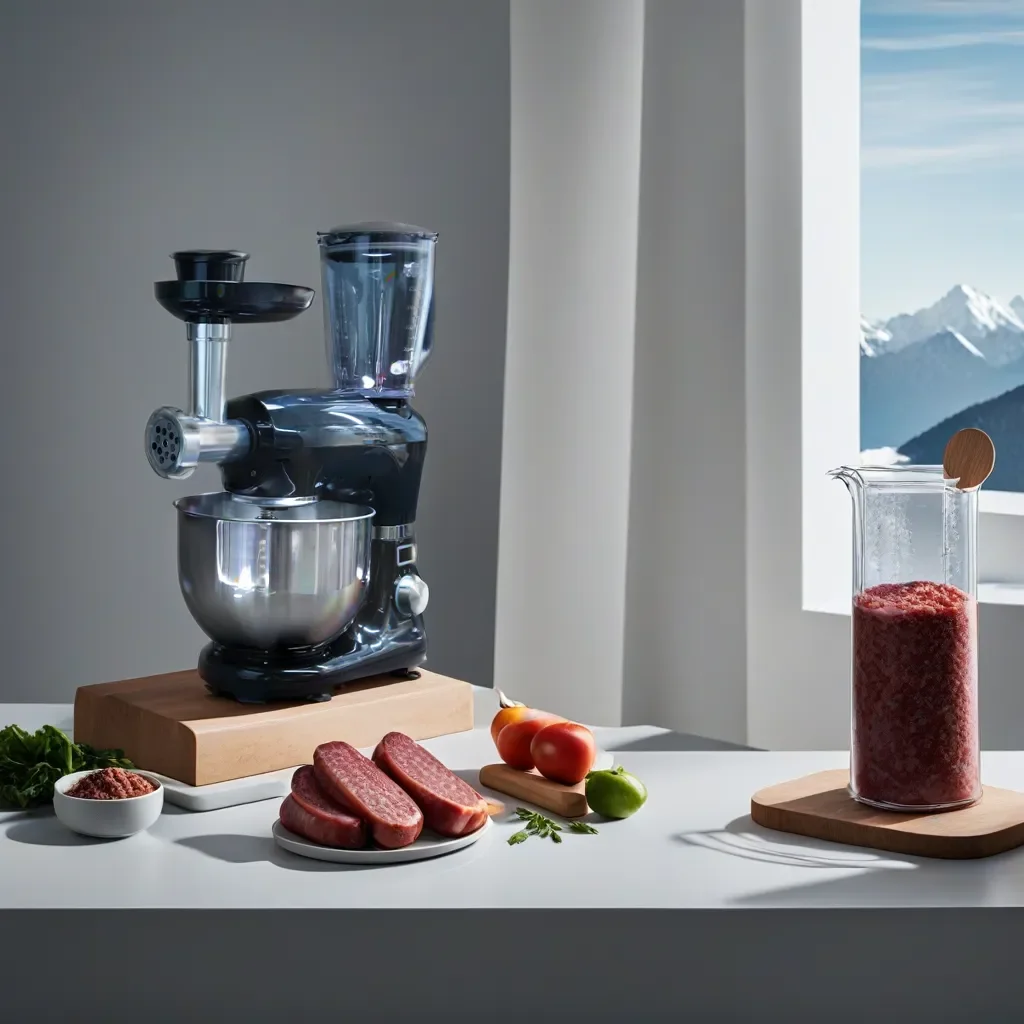 Universal 1000W Food Processor: 6-Speed Stand Mixer, Kneader