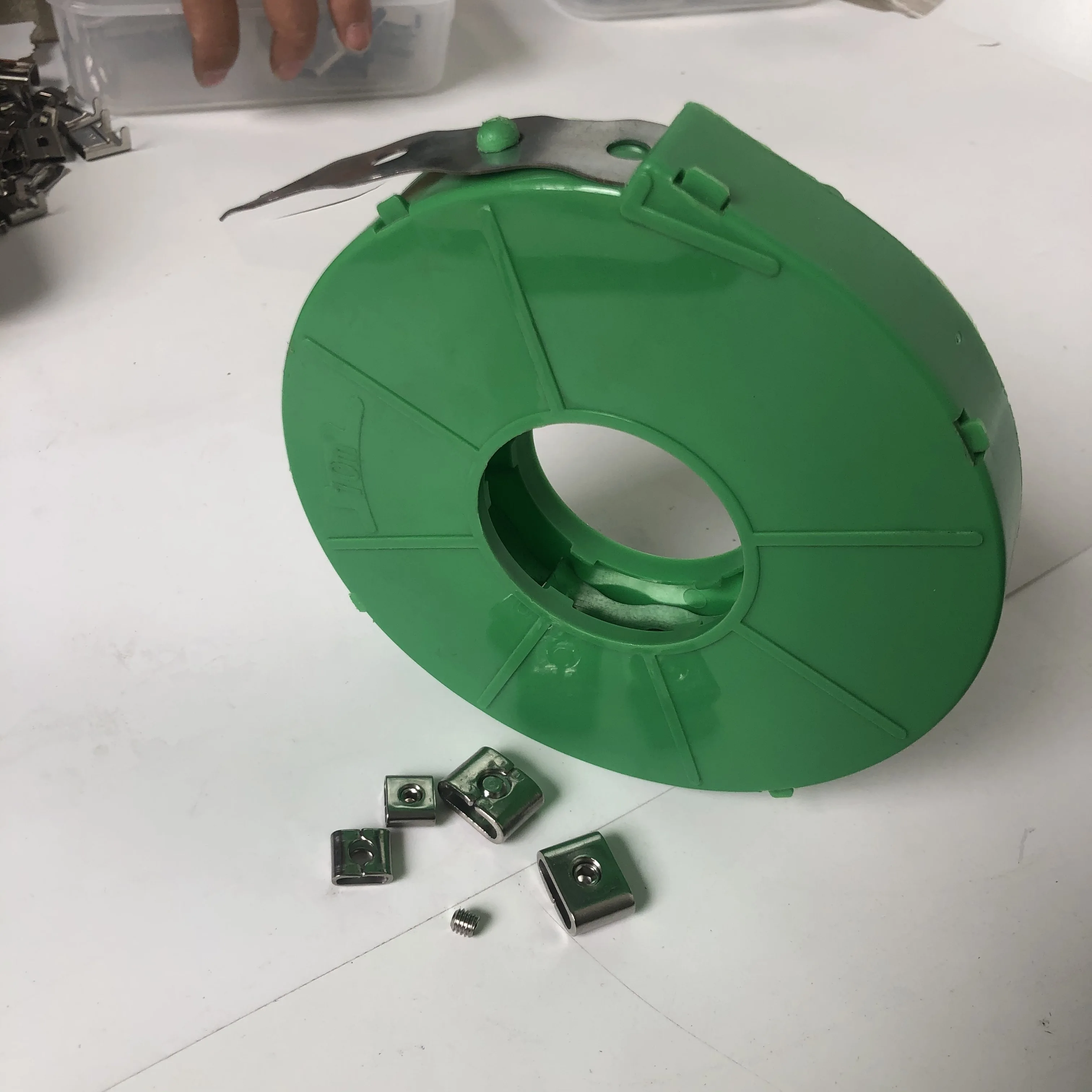 Electric line fitting Adjustable Stainless Steel Banding Strap-Plastic Coated Type