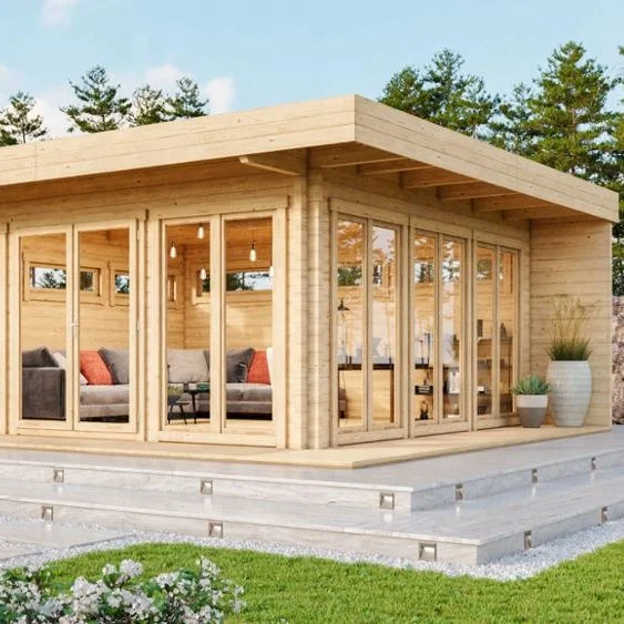 
Prefabricated wood office house for private 