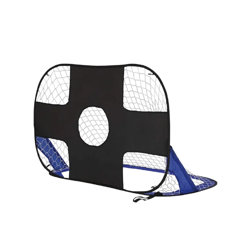 Pop Up Soccer Goals with Net for kids play Backyard 4 X 3 Feet soccer football practice net memory steel portable soccer goal