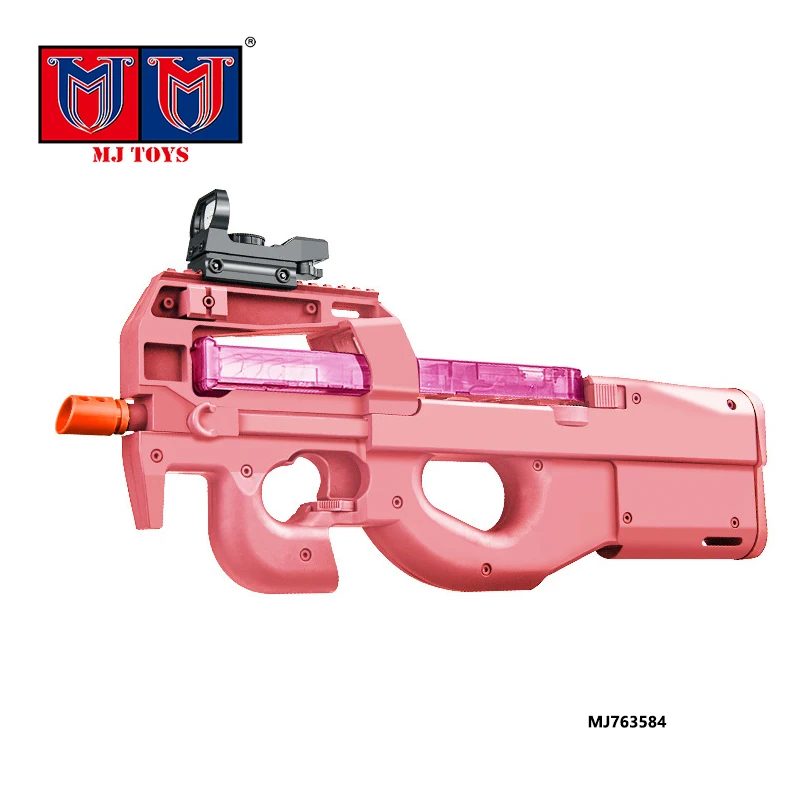Hot Sale Wholesale Simulation P90 New Diy Assembly Shell Ejecting Toy Gun Pistol Water Bomb Accessories Gun