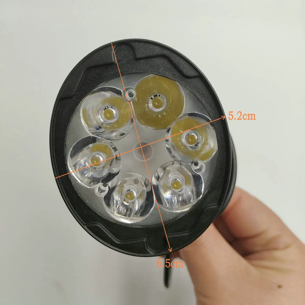 Motorcycle Led Super Bright Rearview Mirror Headlamp 12v80v Lamp Electric Car Led Reflector Headlamp