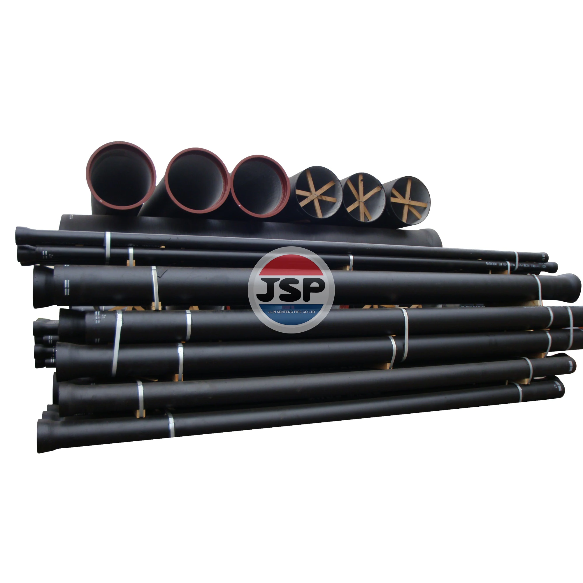 JSP Factory Hot Sale ISO2531 EN59 One Leading Manufacturers of K9/K12/C40/C30/C25 Ductile Iron Pipe Cast Iron Pipe