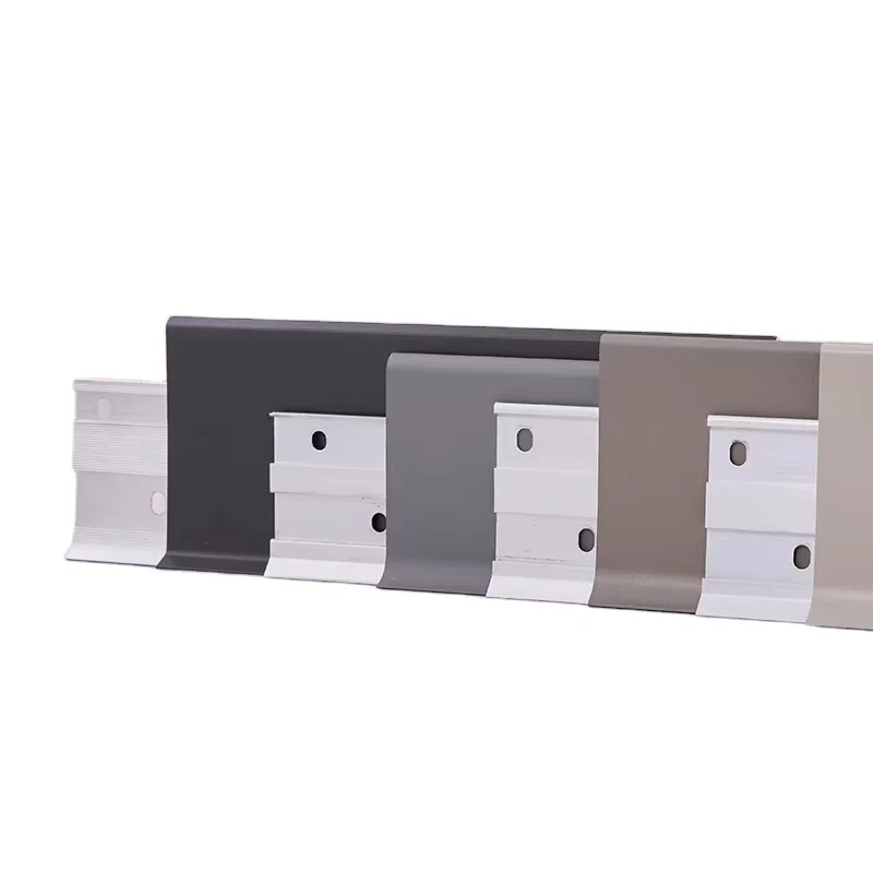 Electrophoretic spraying oxidized aluminum alloy profile skirting line Aluminum Skirting Board Hidden