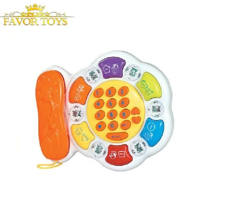 hot selling educational musical plastic toy phone for kids