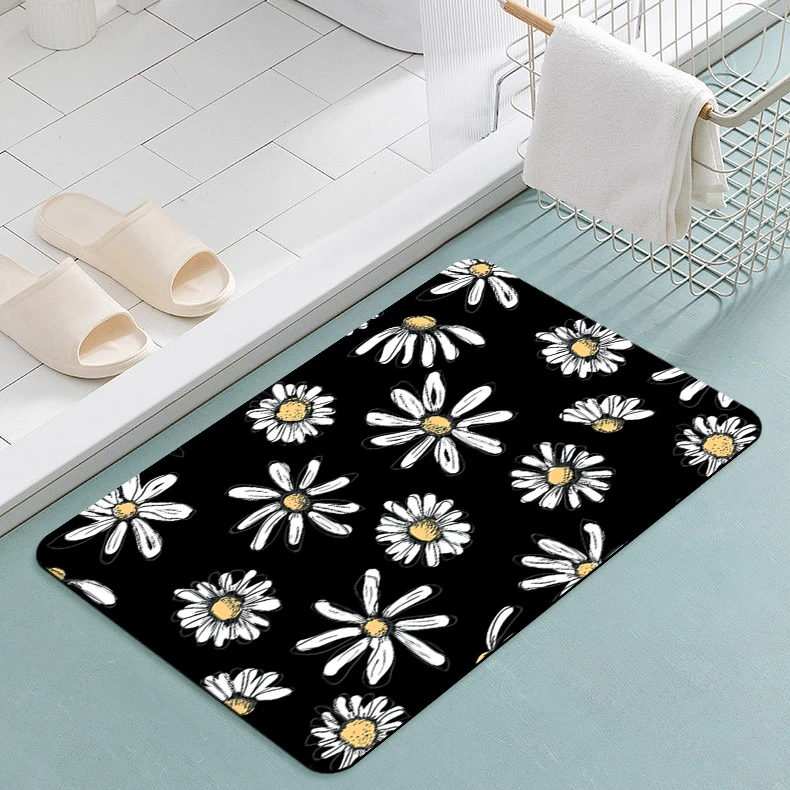 Anti Slip Bathmat Quick Dry Kitchen Mats For Floor Bathroom Rug Carpet Outdoor Rubber Mat Diatom Diatomite Stone Earth Bath Mat