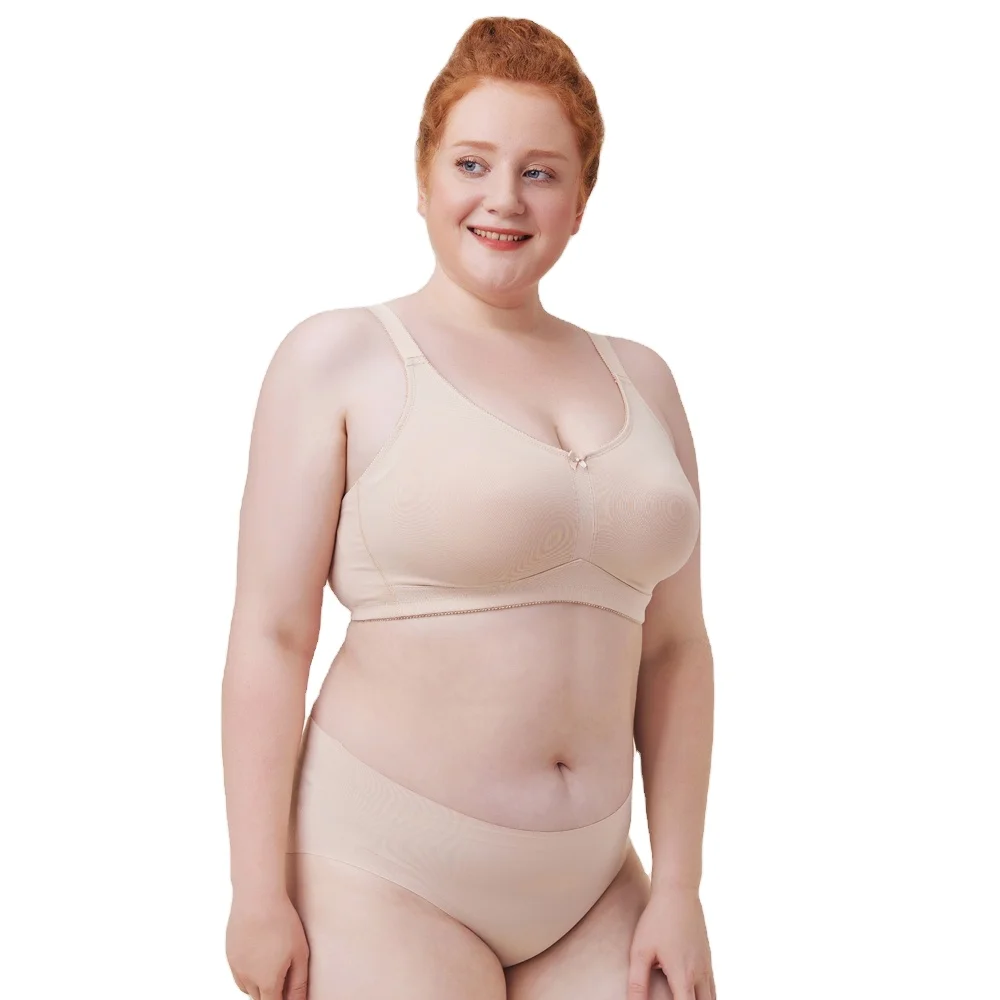 Women breast cancer Breathable Full Coverage Big Size Soft Cancer Plus Size Wire free Post Surgery  Bra