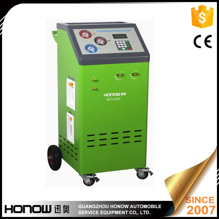 Refrigerant recovery and recycling machine with CE certificate