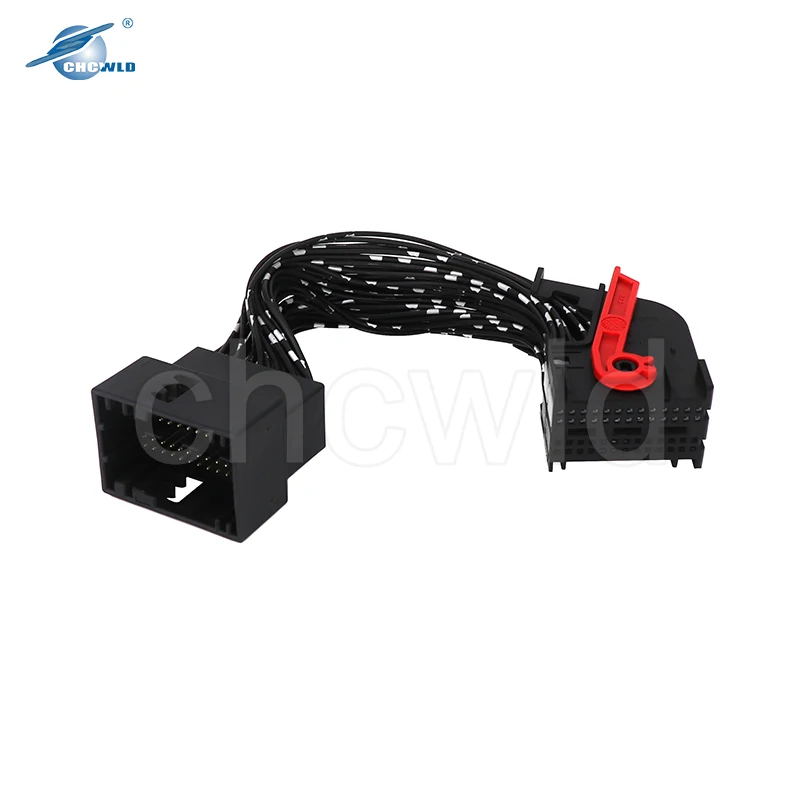 52 Pin Female Automotive Connector plug Cable Assembly Electrical Auto Wire Harness 2209477-1