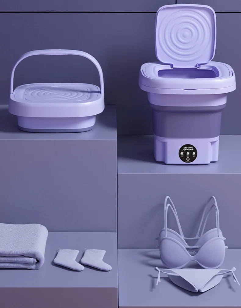 Wholesale Automatic Folding Washing Machine Mini Washing Machine Portable With Dryer All-In-One Washer
