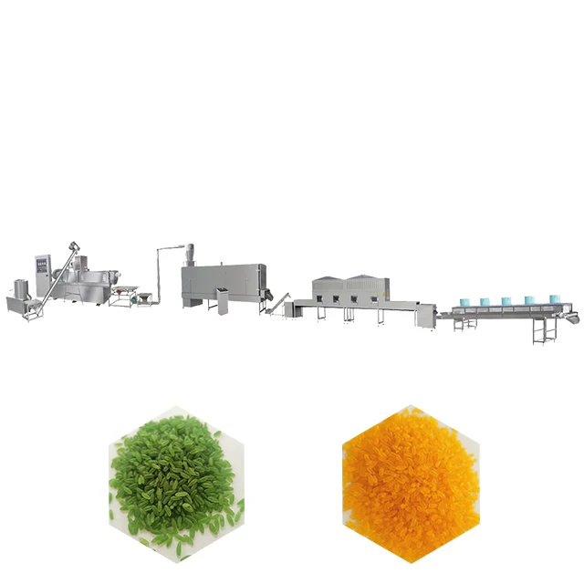 New Product Launch Artificial Rice Making Machine Full Automatic Artificial Rice Production Line