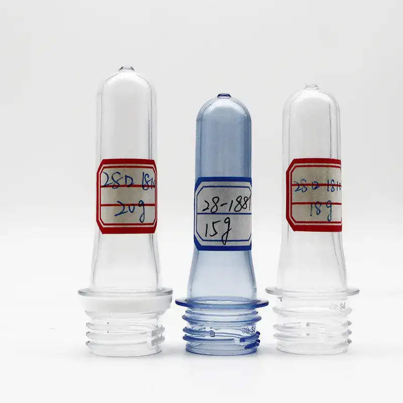 Custom transparent pet preform 500 ml 24 mm 28mm 30mm 38mm 48mm water bottle pet plastic preform for bottle