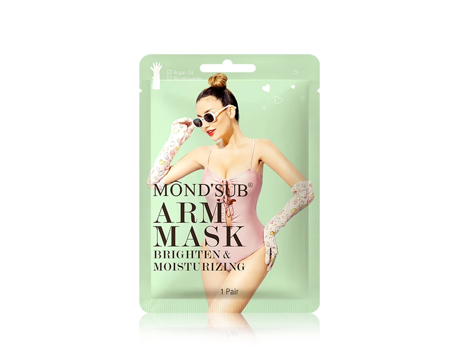 Manicure OEM Private Label Manufacturer Argan Oil Moisturizing Nicotinamide Brighten Arm Mask Long Hand Mask