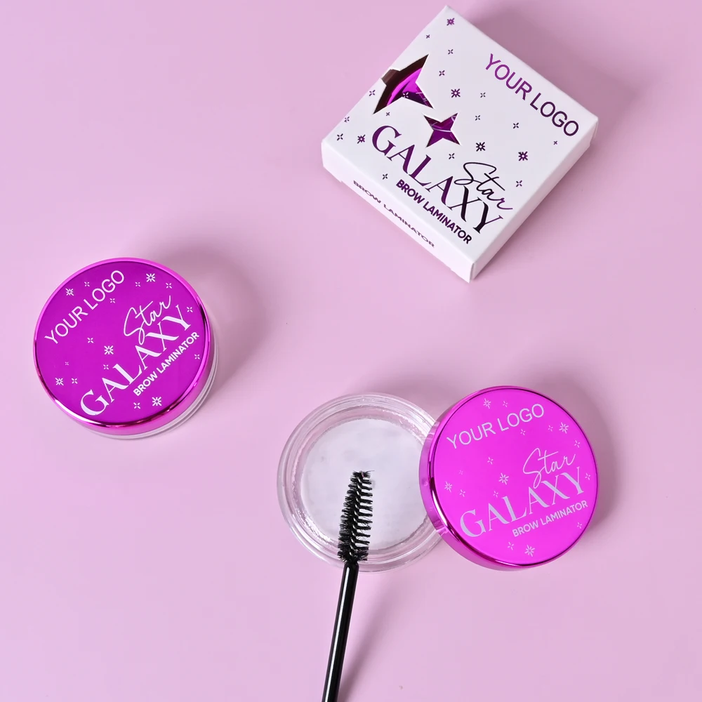 New Design Super Sticky Waterproof Long-lasting Vegan Tint Private label Eyebrow Styling Freeze Wax Gel