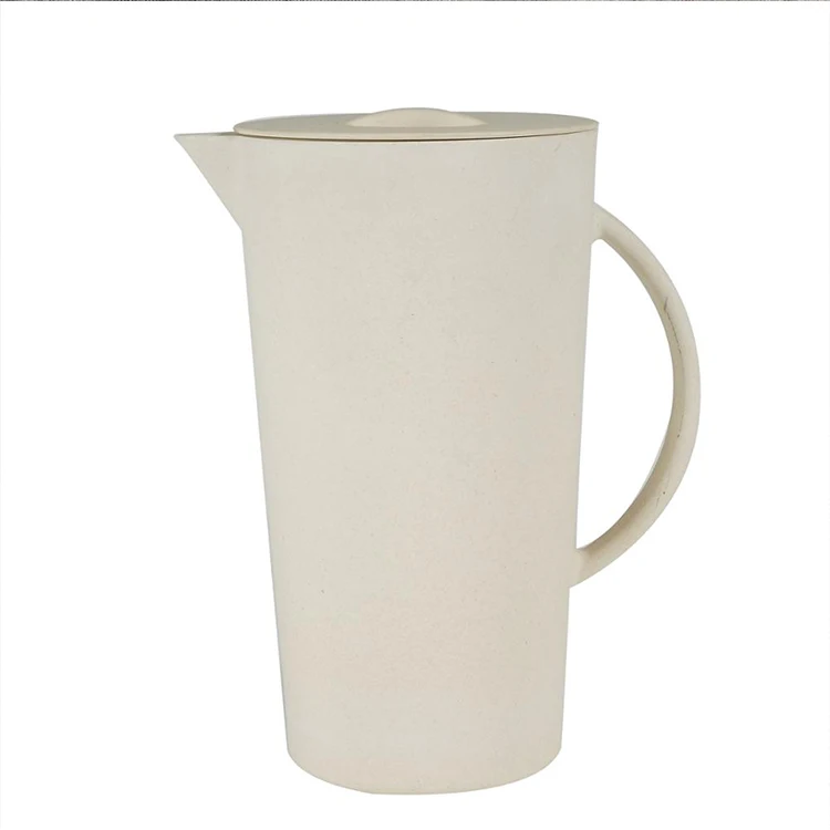 Многоразовый биоразлагаемый кувшин для воды, набор кувшинов для воды из бамбукового волокна