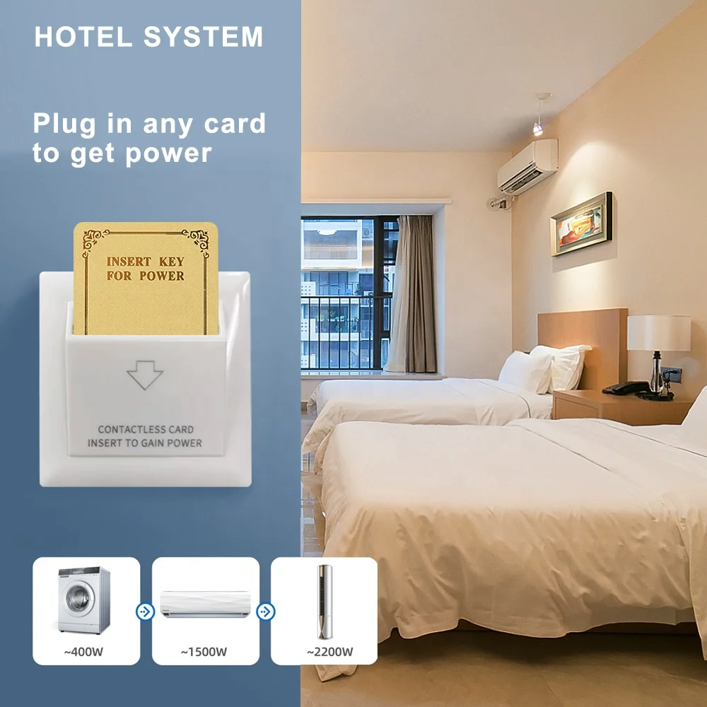Переключатель энергосбережения отеля вставляет любую карту чтобы взять электрическую безопасность энергосберегающий