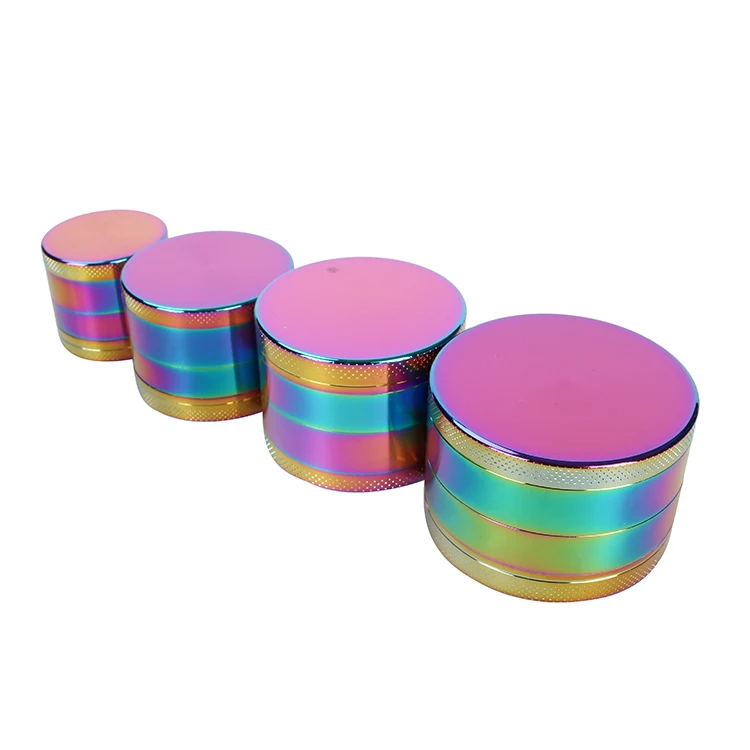 Wholesale Customer Zinc alloy metal material portable cylinder herb wood tobacco leaf herb grinder tobacco