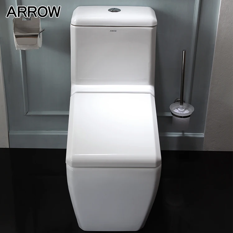 Arrow Toilets One Piece WC Jet Siphon Type Toilet S-trap Manufacturer Ceramic High Quality Sanitary Ware Toilet