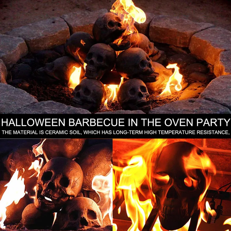 2021 factory high-quality new fast delivery exquisite ceramic Halloween decorated skulls