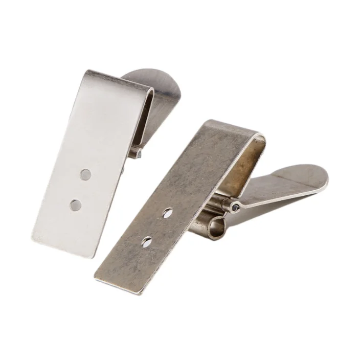 Custom galvanized metal spring stainless steel belt clip