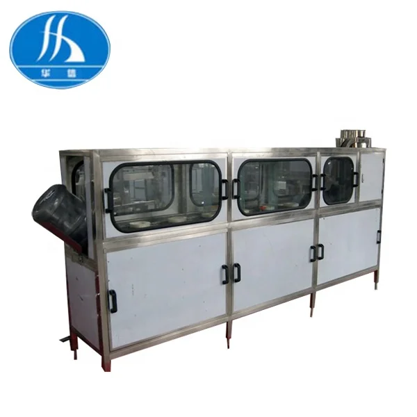 
5 gallon distilled bottle water bottle sealing filling machine 
