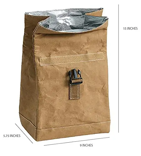 Recycle Reusable Brown Coated Tyvek Paper Bag, Biodegradable Paper Bag Tyvek, Paper Bag Manufacturer Tyvek