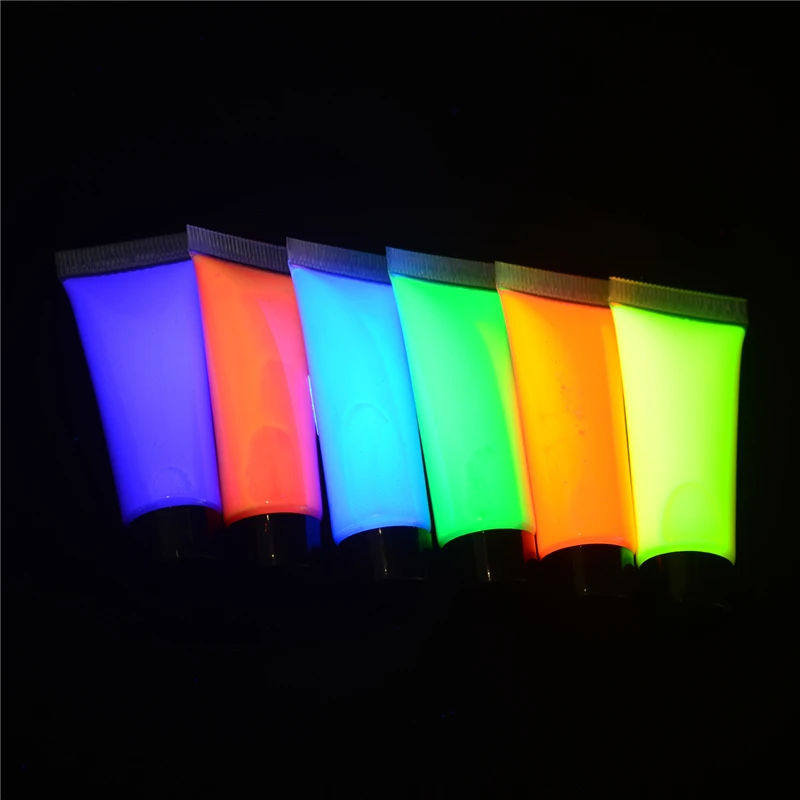 Glowing in the dark OEM cream temporary water based uv hair dye for halloween